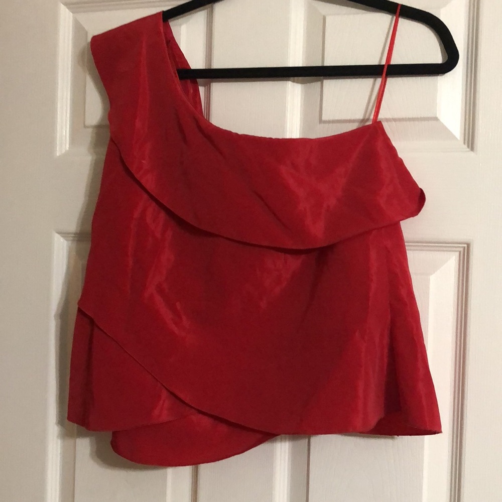 NWT Zara one shoulder blouse